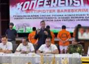 Dittipidter Bareskrim Polri Ungkap Perdagangan Ilegal Gading Gajah di Sukabumi dan Jakarta