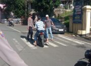 Respon Keluhan Masyarakat Polsek Bungbunglang Gelar Penertiban Knalpot Kendaraan R2 yang Tidak Sesuai Spesifikasi