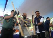 Polda Riau Gelar Pemusnahan Barang Bukti Narkoba
