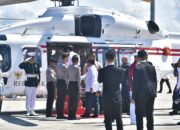 Helikopter AW 189 Polri Melaksanakan Pelayanan Penerbangan Kepresidenan Untuk Presiden RI Dan Presiden Perancis Dengan Sukses