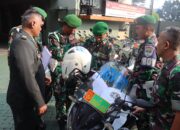 Korem 052/Wkr Gelar Pemeriksaan Kendaraan Roda Dua Milik Prajurit