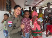 Srikandi Polri Ops Damai Cartenz-2025 Tebar Damai Lewat Ibadah Bersama Anak-anak di Gereja GPDI Yericho Nogolait Kandego, Nduga