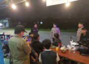 Kepolisian Bersama Forkopimcam Kadungora Laksanakan Patroli Edukatif Jam Malam Pelajar