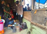 Polsek Bayongbong Cek TKP Penemuan Mayat Pria di Samping Pangkalan Ojek Pasar Andir