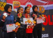 SRIKANDI BRIMOB WAKILI POLDA METRO JAYA, RAIH MEDALI PERAK DI KEJUARAAN KARATE PIALA KAPOLRI TAHUN 2025