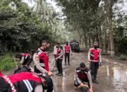 Polri untuk Masyarakat, Gerak Cepat Polda NTT Bersihkan Lokasi Terdampak Erupsi Gunung Lewotobi Laki