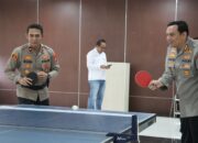 Sinergi dan Semangat Bhayangkara Polres Pelabuhan Tanjung Priok Gelar Lomba Tenis Meja HUT ke-79