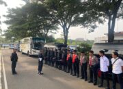 BRIMOB POLDA METRO JAYA SIAGA PENUH AMANKAN KUNJUNGAN DELEGASI TURKISH GENDARMERIE