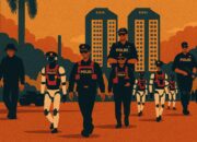 POLRI PERKENALKAN 30 ROBOT PIONIR DALAM DEFILE HARI BHAYANGKARA KE-79