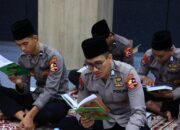 Puncak Peringatan Hari Bhayangkara, Divisi Humas Gelar Khatam Qur’an 79 Kali