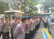 Brimob Polda Metro Jaya Amankan Sidang Harun Masiku Di Pengadilan Negeri Jakarta Pusat Berjalan Kondusif.