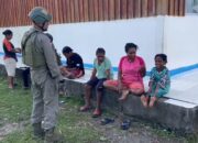 Satgas Ops Damai Cartenz Gelar Patroli Humanis di Yahukimo