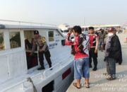 Polsek Kawasan Sunda Kelapa Polres Priok Laksanakan Pengamanan Wisata Kepulauan Seribu di Dermaga Kali Adem