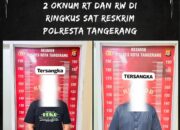 Peras Pemborong Hingga Puluhan Juta, Oknum Ketua RT dan RW Diringkus Tim Sigap Satreskrim Polresta Tangerang