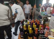 Polsek Jatiuwung Gelar Operasi Miras Berbagai Merk Di Perumnas 2 Jalan Perak
