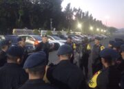 BRIMOB PMJ AMANKAN AKSI DAMAI SELAMATKAN GAZA DI KEDUBES AS