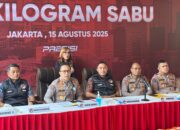 Ditresnarkoba Polda Metro Jaya Menangkap 7 Tersangka Pengedar Narkoba Jenis Sabu 516 kilogram    