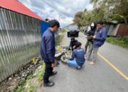 Satgas Ops Damai Cartenz Bersama Polres Puncak Jaya Gelar olah TKP Penembakan Brigpol Ronal M. Enok di Kampung Lima-Lima
