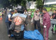 Hujan, Polisi Imbau Pengendara Berhati-hati Saat Lintasi Jalan Licin Di Tangera