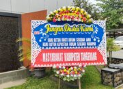 Karangan Bunga Bernada Kritik Di Halaman Kantor ATR/BPN Kabupaten Tangerang