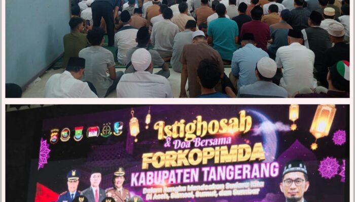 Ketua Ormas PP Bersama Ketua MUI Dan Wakil Ketua PRNU Kelurahan Bunder Hadiri Istighosah Peduli Korban Bencana Sumatera Aceh