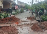 Proyek Drainase Di Perumahan Griya Curug Rancagoong Diduga Asal Jadi Wolindonesia.id Akan Laporkan Kepada Bupati dan Inspektorat