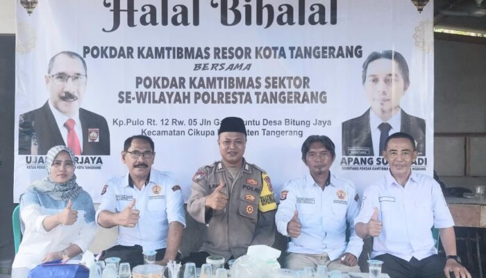 POKDARKAMTIBMAS Resor Kota Tangerang Gelar Halal Bihalal Bersama POKDARKAMTIBMAS Sektor Se-Wilayah Polresta Tangerang Perkuat Sinergi Kamtibmas