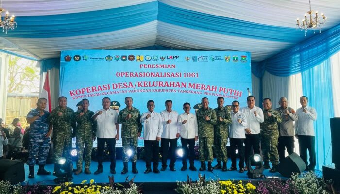 Koperasi Merah Putih Desa Ciakar Diresmikan Langsung Presiden Prabowo Subianto RI, Bupati Tangerang Dorong Ekonomi Tumbuh Dari Desa