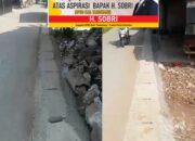 Gencar Peningkatan Pembangunan Saluran Drainase Aspirasi H. Sobri, Warga Puas Aspirasi Terealisasi