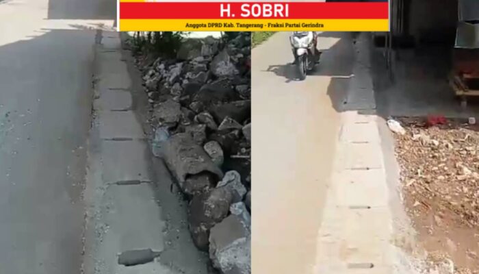 Gencar Peningkatan Pembangunan Saluran Drainase Aspirasi H. Sobri, Warga Puas Aspirasi Terealisasi