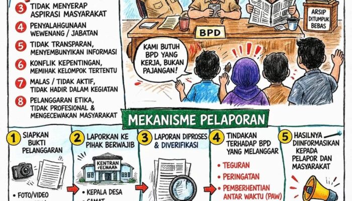 Waspada.! BPD Yang Tidak Bekerja Bisa Dilaporkan !