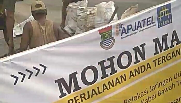 Apjatel Diduga Tak Memiliki Izin, Galian Fiber Optic Kedaton Cikupa Banyak Muncul Masalah