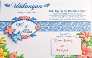 WOL Indonesia Ucapkan Selamat Atas Pernikahan Karina dan Ilham