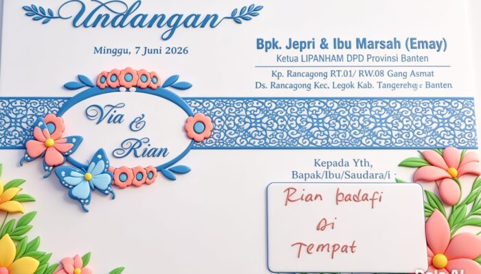 WOL Indonesia Ucapkan Selamat Atas Pernikahan Karina dan Ilham
