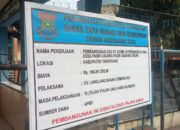 Minim Pengawasan DTRB Kabupaten Tangerang, CV. Langlang Buana Mengerjakan Balai Warga Asal Jadi