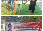 Taman Bermain Anak Aspirasi Dewan H. Sobri Selesai Dibangun. Anak-Anak Bermain Semakin Bahagia