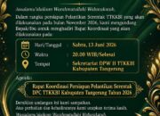 TTKKBI Kabupaten Tangerang Gelar Rapat Koordinasi Persiapan Pelantikan