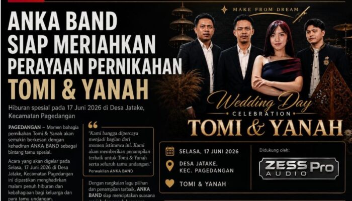 ANKA BAND Siap Meriahkan Pernikahan Tomi & Yanah Di Pagedangan