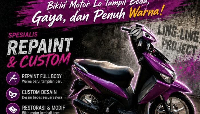 LING‑LING PROJECT: Bikin Motor Kesayangan Kamu Jadi Beda & Makin Kece