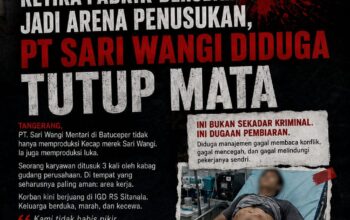Ketika Pabrik Berubah Jadi Arena Penusukan, PT Sari Wangi Diduga Tutup Mata