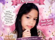 Putri Cantik Riyan Kadhafi, Najma Selamat Ulang Tahun Penuh Doa dan Harapan