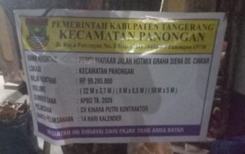 Proyek Hotmix CV Kinara Putri Kontraktor Kecamatan Panongan Setipis Tisu, PPTK Dan Pelaksana Bermain Mata