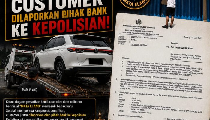 Diduga Penarikan Kendaraan Bermasalah, Konsumen Pertanyakan Transparansi Mega Auto Finance