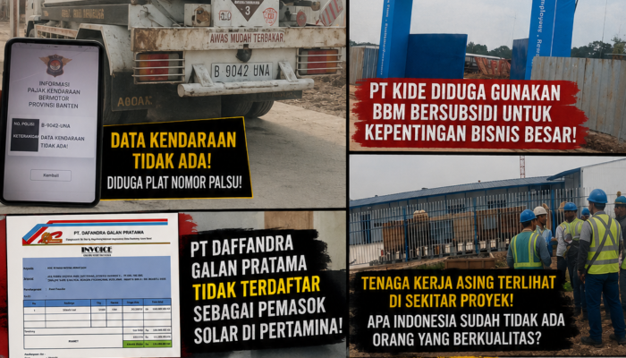” Dugaan Pelanggaran di Proyek PT KIDE Legok Jadi Sorotan, Aparat Diminta Tegas: Jangan Biarkan Hukum Tumpul ke Korporasi “