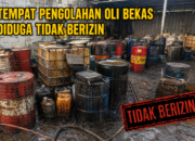 Diduga Olah Oli Bekas Tanpa Izin Lengkap, Aktivitas Pengolahan Limbah di Jalan Raya Panongan Jadi Sorotan