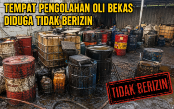 Diduga Olah Oli Bekas Tanpa Izin Lengkap, Aktivitas Pengolahan Limbah di Jalan Raya Panongan Jadi Sorotan