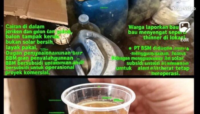 Diduga Tampung Solar dalam Jerigen di Proyek Lippo Curug Wetan, K3 dan Legalitas BBM Dipertanyakan