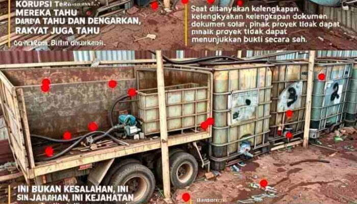 Tangki dan Kempu Berjejer di Proyek Curug, Asal-Usul Solar PT Prabu Dipertanyakan: Dokumen Diminta, Jawaban Malah Dilempar