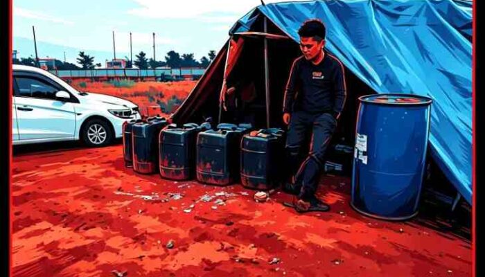 Polsek Pagedangan Bergerak Cepat! PT Daya Kreasi Diduga Gunakan Solar Bersubsidi — Pekerja Akui Sedot dari Truk ke Jerigen!
