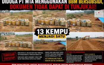 Janji Bertemu Pimpinan Berujung Buntu, PT MTA Disorot: Dugaan Solar Subsidi Makin Dipertanyakan